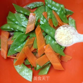 荷兰豆拌鸽胸肉的做法步骤：9