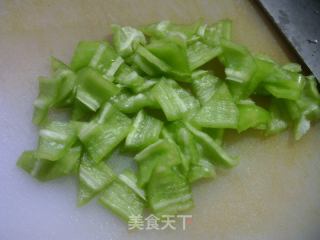 青椒五花肉炒鸡蛋的做法步骤：4