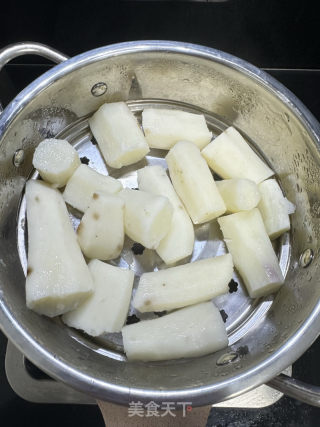 蓝莓山药泥的做法步骤：1