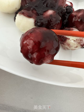 蓝莓山药泥的做法步骤：5