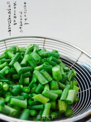 菜豆炒肉丁的做法步骤：5