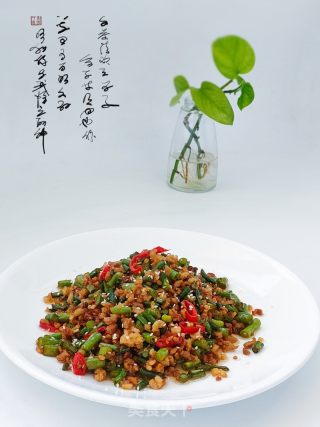菜豆炒肉丁的做法步骤：10
