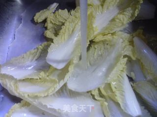 瘦肉娃娃菜炒千张的做法步骤：4