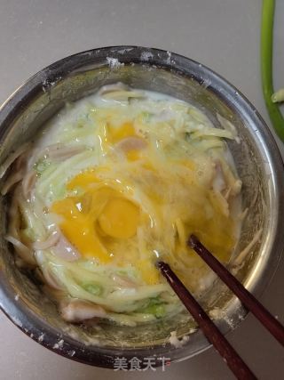土豆丝鸡蛋饼的做法步骤：5
