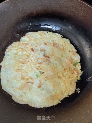 土豆丝鸡蛋饼的做法步骤：7