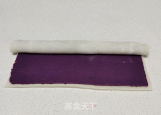 紫薯糯米卷的做法步骤：11