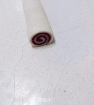 紫薯糯米卷的做法步骤：13