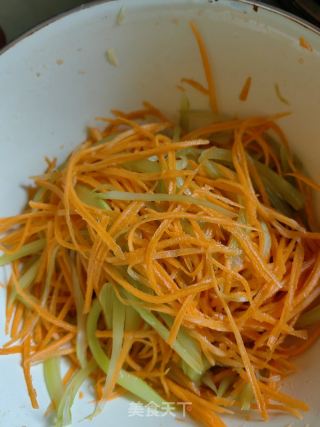 牛肉拌双丝的做法步骤：6