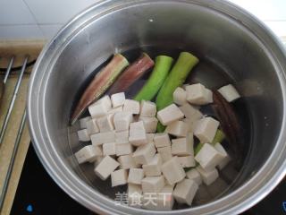 秋葵拌豆腐的做法步骤：3