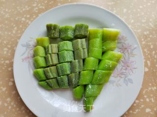 秋葵拌豆腐的做法步骤：4