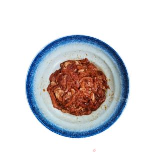 仔姜青椒肉丝的做法步骤：1