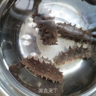海参炒黑豆芽的做法步骤：3