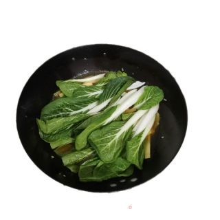 小白菜炖土豆条的做法步骤：4