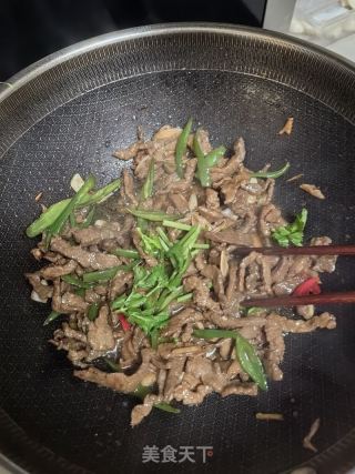 辣炒牛柳的做法步骤：7