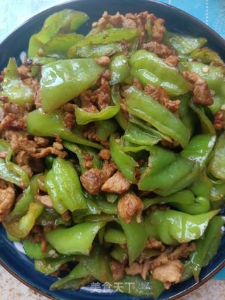 肉沫炒尖椒的做法