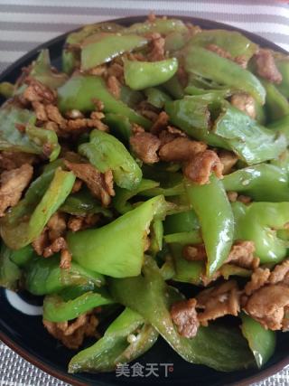 肉沫炒尖椒的做法步骤：9