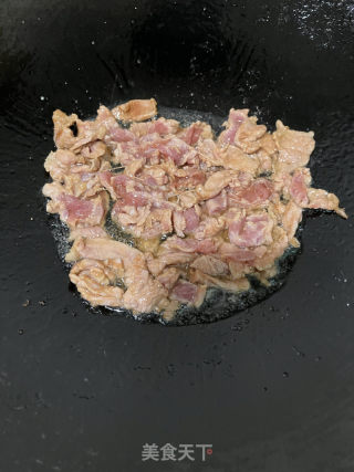 莲藕炒肉片的做法步骤：6