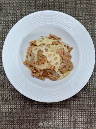 莲藕炒肉片的做法步骤：10