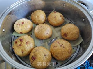 黑全麦南瓜红枣馒头的做法步骤：13