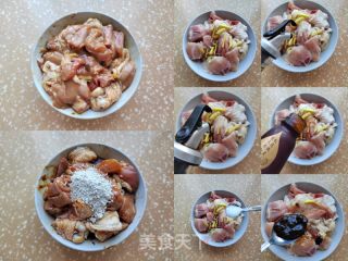 豆腐蒸鸡腿的做法步骤：3