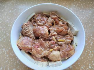 豆腐蒸鸡腿的做法步骤：6