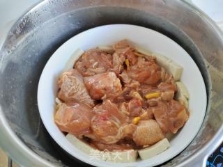 豆腐蒸鸡腿的做法步骤：7