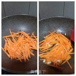 胡萝卜白菜炒牛肉的做法步骤：9