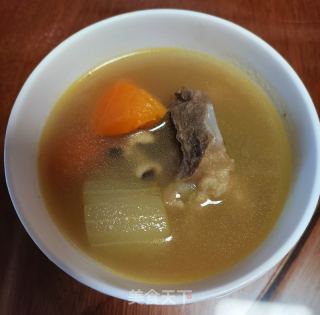 白瓜玉米胡萝卜爪爪汤的做法步骤：10
