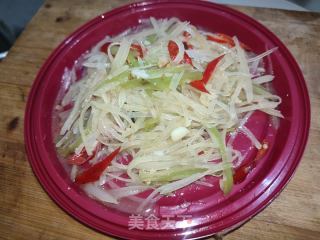 酸辣土豆丝的做法步骤：16