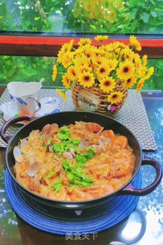 花蛤粉丝煲的做法步骤：18