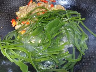肉沫海带丝的做法步骤：5