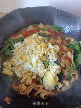 菠菜炒面的做法步骤：10