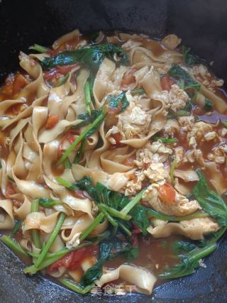 菠菜炒面的做法步骤：11