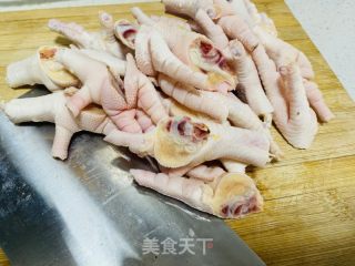 秘制追剧柠檬鸡爪的做法步骤：2