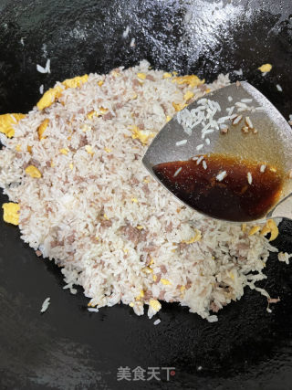 生菜牛肉炒饭的做法步骤：10