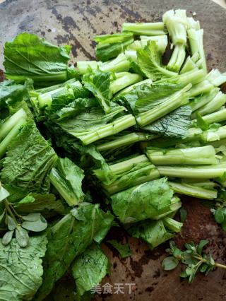 春菜肉片汤的做法步骤：4