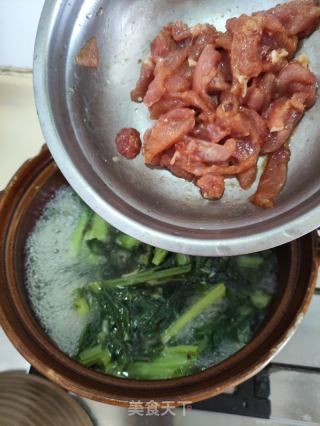 春菜肉片汤的做法步骤：7