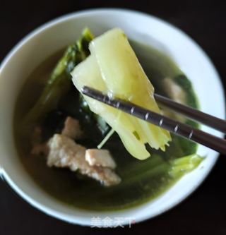 春菜肉片汤的做法步骤：9