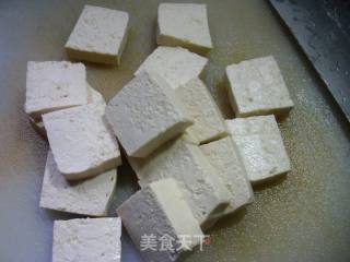 洋葱烧木绵豆腐的做法步骤：4