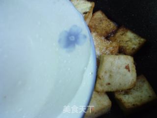 洋葱烧木绵豆腐的做法步骤：9