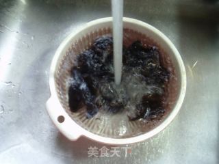 黑木耳鸡蛋炒香干的做法步骤：2