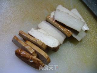 黑木耳鸡蛋炒香干的做法步骤：5