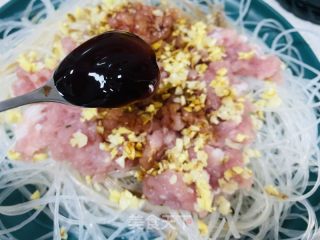 肉沫蒸粉丝的做法步骤：8
