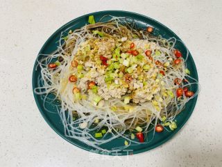 肉沫蒸粉丝的做法步骤：14