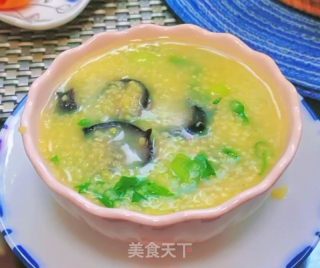 海参青菜小米粥的做法步骤：12