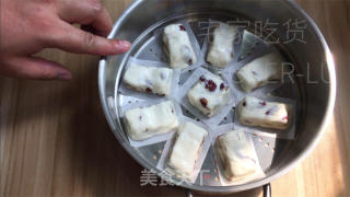 糯米红枣糕，浓郁的红枣味、糯唧唧的、奶香味十足！的做法步骤：9