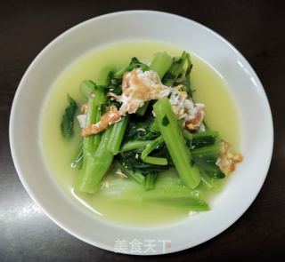 春菜蛋汤的做法步骤：7