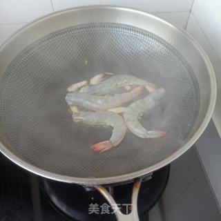 嫩南瓜炒白虾的做法步骤：6