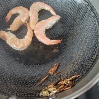 嫩南瓜炒白虾的做法步骤：8