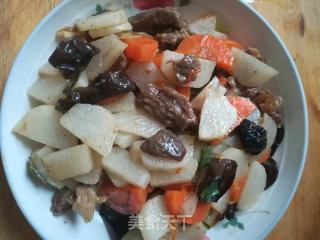 山药炒肉的做法步骤：6